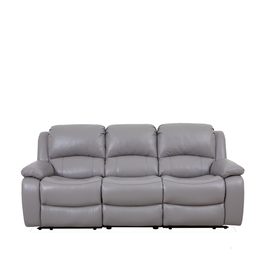 Elza 3 Seater Electric Recliner Sofa, Half Leather Novena Furniture Singapore