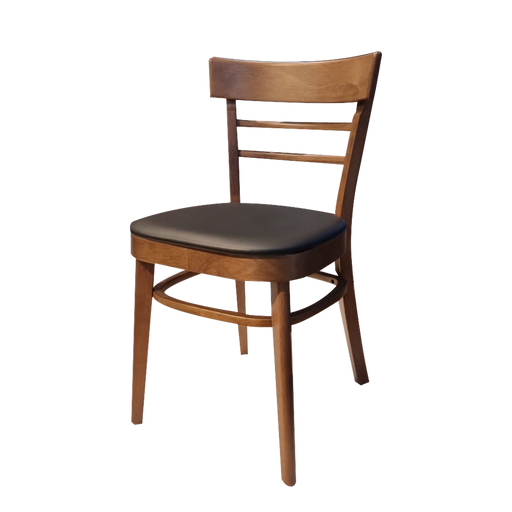 Bay Dining Chair, Wood - Expresso - Novena Furniture Singapore