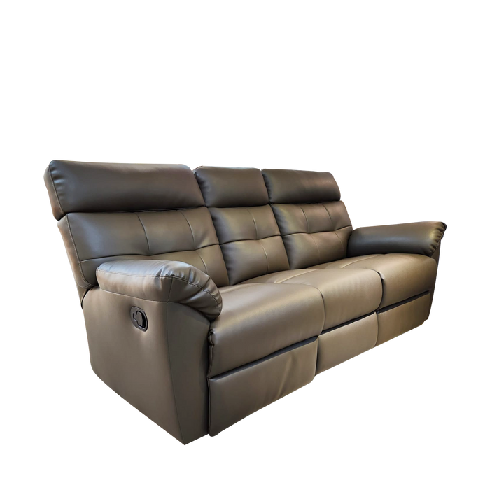 Emma 3 Seater Recliner Sofa, Simulated Leather - Novena Furniture Singapore