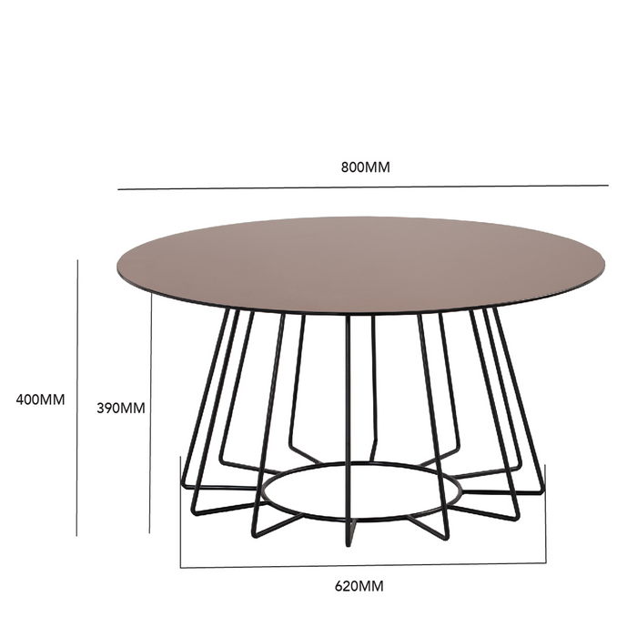 Misa Round Coffee Table - Novena Furniture Singapore