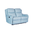 Skylar 2 Seater Recliner Sofa, Half Leather - Novena Furniture Singapore