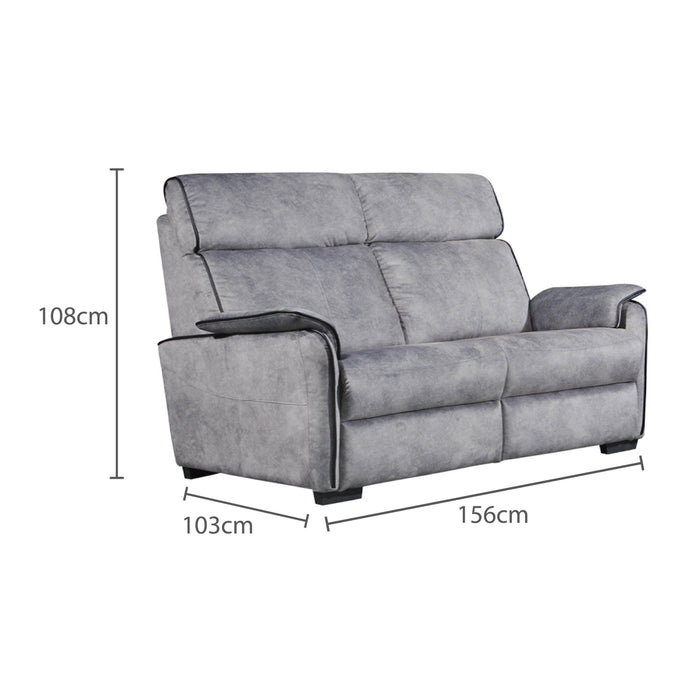Silas 2 Seater Sofa, Fabric - Novena Furniture Singapore