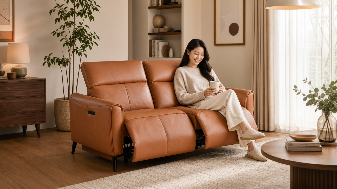 2 Seater Recliner Sofas - Novena Furniture Singapore