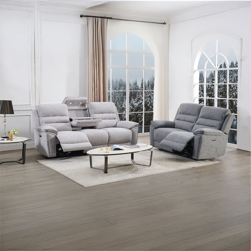 Ouran 2 Seater Electric Recliner Sofa, Fabric - Novena Furniture Singapore