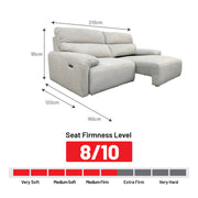 Bruno 2.5 Seater Electric Sofa, Fabric - Novena Furniture Singapore