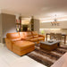 Alison L-Shaped Recliner Sofa, Half Thick Leather - Novena Furniture Singapore