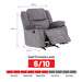 Anton Rocking Recliner Armchair, Fabric - Novena Furniture Singapore