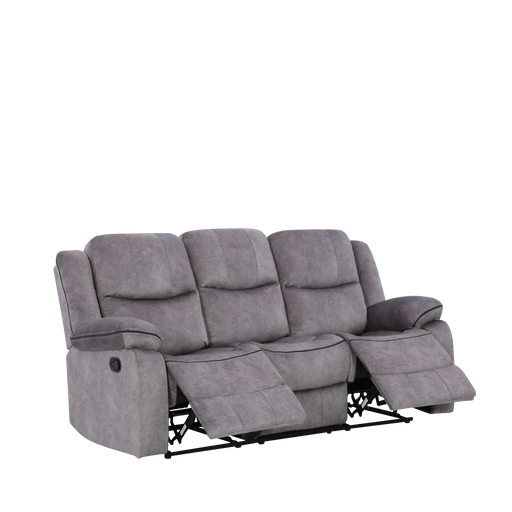 Anton 3 Seater Recliner Sofa, Fabric - Novena Furniture Singapore