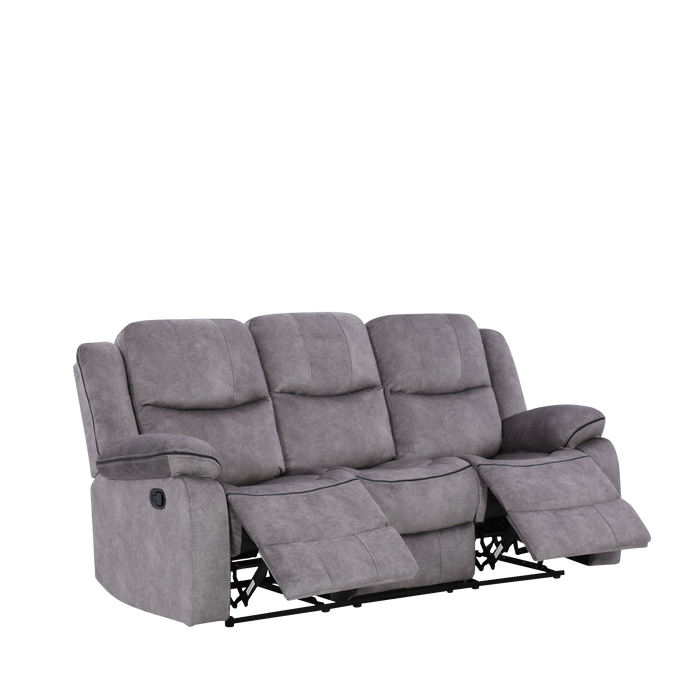 Anton 3 Seater Recliner Sofa, Fabric - Novena Furniture Singapore