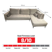 Austin L-Shaped Sofa, Fabric - Novena Furniture Singapore