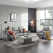 Bailey 3 Seater Electric Incliner Sofa, Genuine Cowhide Leather - Novena Furniture Singapore