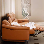 Bailey 3 Seater Electric Incliner Sofa, Genuine Cowhide Leather - Novena Furniture Singapore