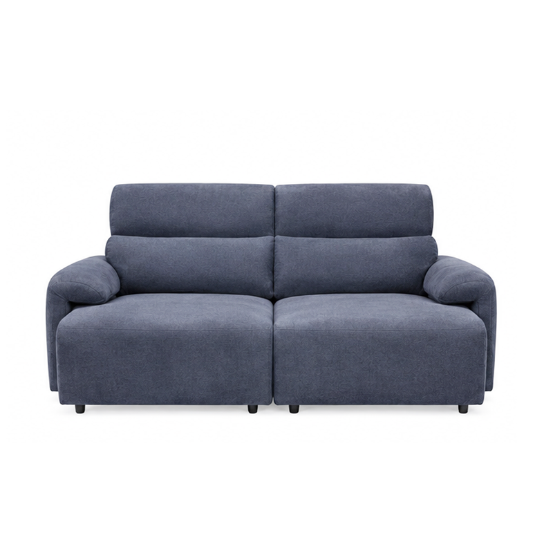 Bruno 2.5 Seater Electric Sofa, Fabric (Blue)