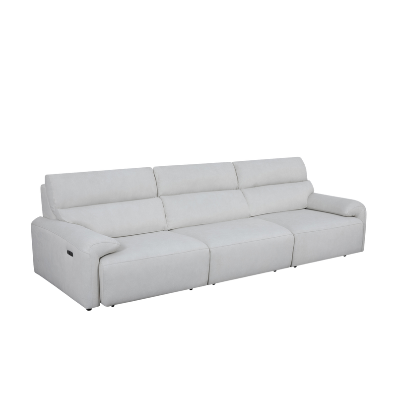 Bruno 3.5 Seater Electric Sofa, Fabric