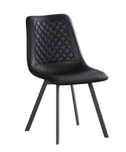 Cabin Dining Chair, Synthetic Leather - Jet Black - Novena Furniture Singapore