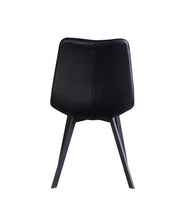 Cabin Dining Chair, Synthetic Leather - Jet Black - Novena Furniture Singapore