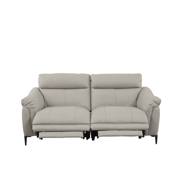 Claude 2.5 Seater Electric Recliner Sofa, Half Leather