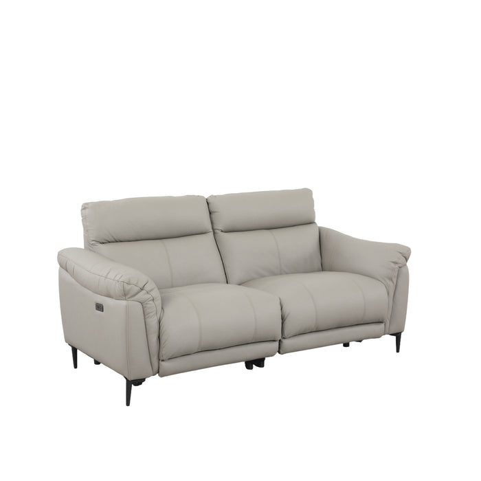 Claude 2.5 Seater Electric Recliner Sofa, Half Leather