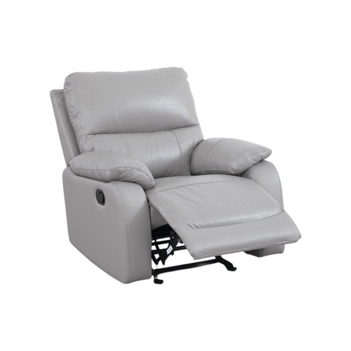 Daley Recliner Armchair, Half Leather
