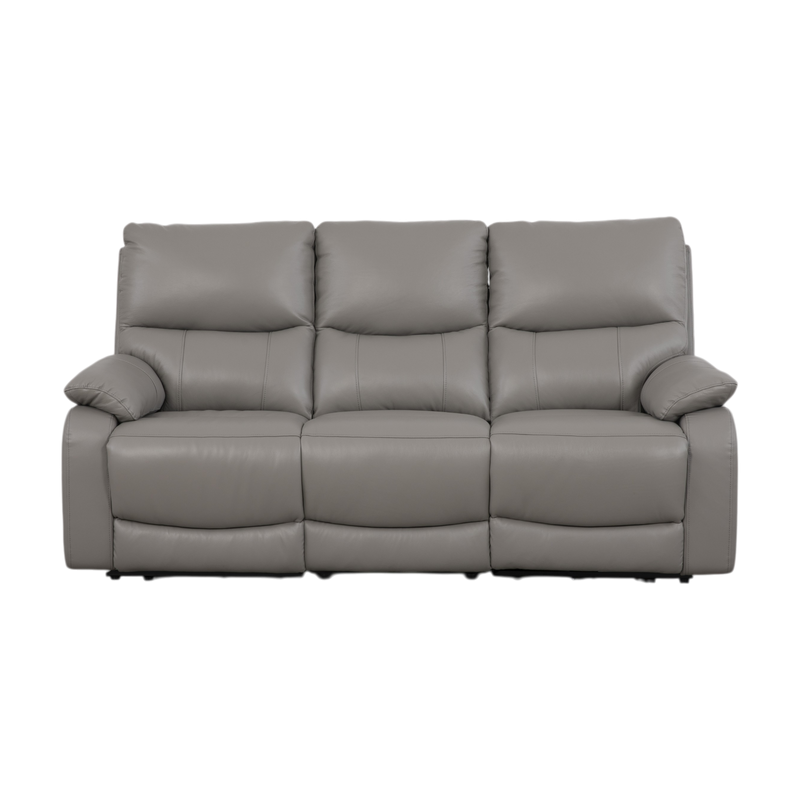 Daley 3 Seater Recliner Sofa, Half Leather