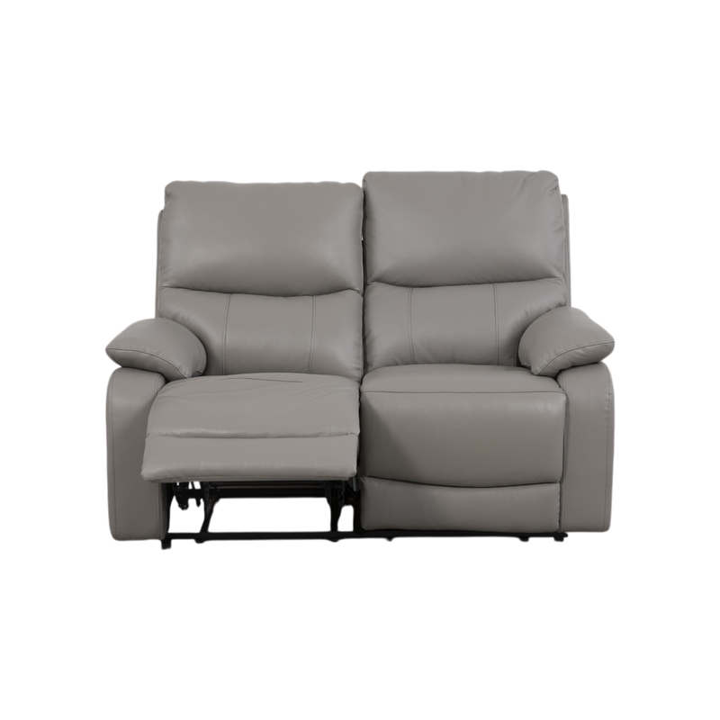Daley 2 Seater Recliner Sofa, Half Leather
