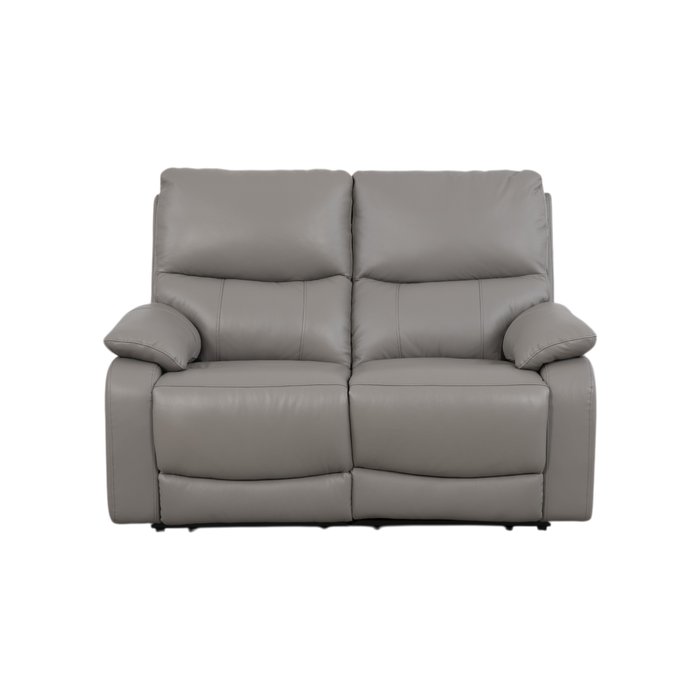 Daley 2 Seater Electric Recliner Sofa, Half Leather