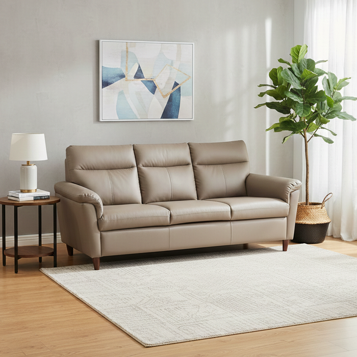 Doma 3 Seater Sofa, Simulated Leather