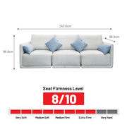 Domici 3 Seater Modular Sofa, Fabric - Novena Furniture Singapore