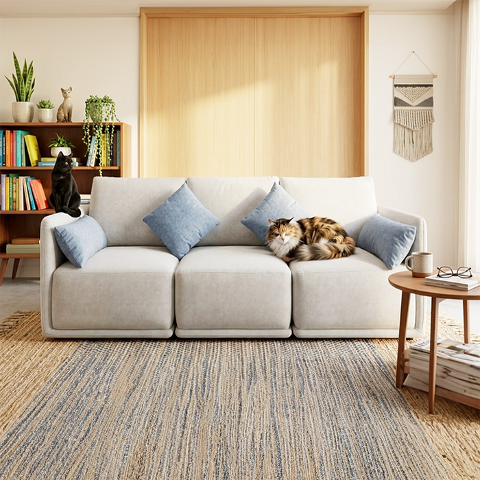 Domici 3 Seater Modular Sofa, Water Resistant Fabric