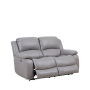 Elza 2 Seater Electric Recliner Sofa, Half Leather - Novena Furniture Singapore