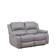 Elza 2 Seater Electric Recliner Sofa, Half Leather - Novena Furniture Singapore