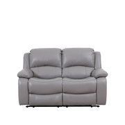 Elza 2 Seater Electric Recliner Sofa, Half Leather - Novena Furniture Singapore