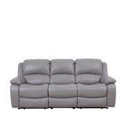 Elza 3 Seater Electric Recliner Sofa, Half Leather - Novena Furniture Singapore
