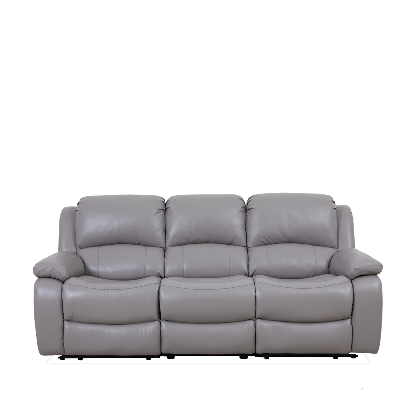Elza 3 Seater Electric Recliner Sofa, Half Leather - Novena Furniture Singapore