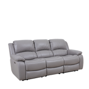 Elza 3 Seater Electric Recliner Sofa, Half Leather - Novena Furniture Singapore