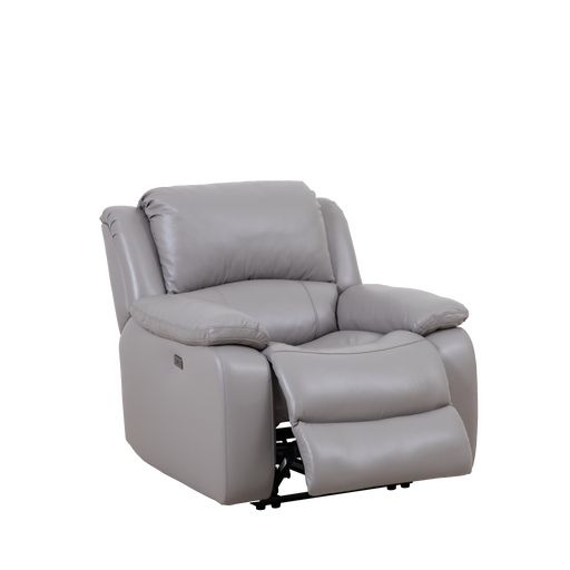 Elza Electric Recliner Armchair, Half Leather - Novena Furniture Singapore