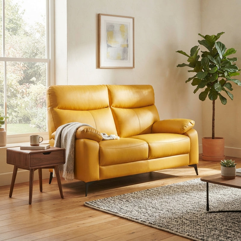 Emerson 2 Seater Sofa, Simulated Leather