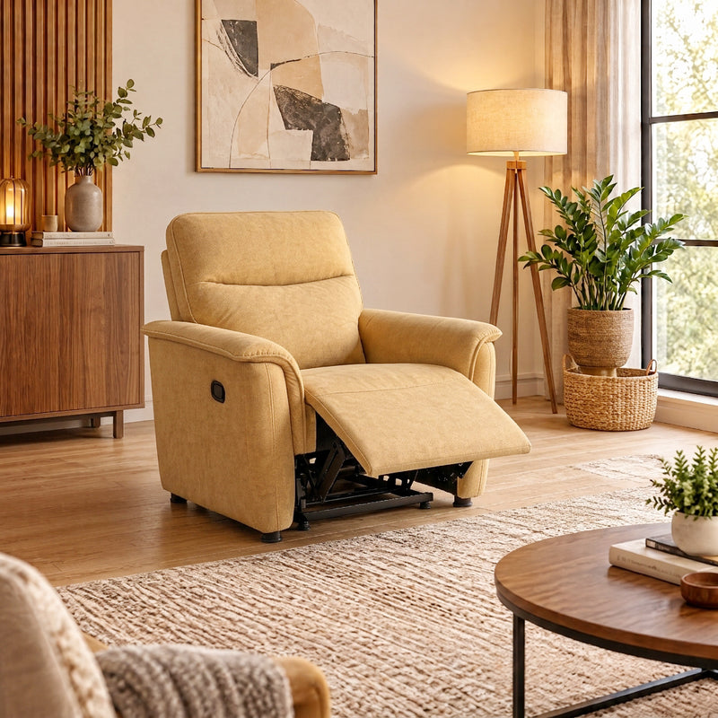 Fiora Recliner Armchair Sofa, Water Resistant Fabric