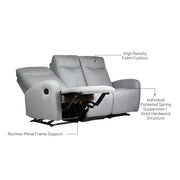 Hampton II 3 Seater Recliner Sofa, Fabric - Novena Furniture Singapore