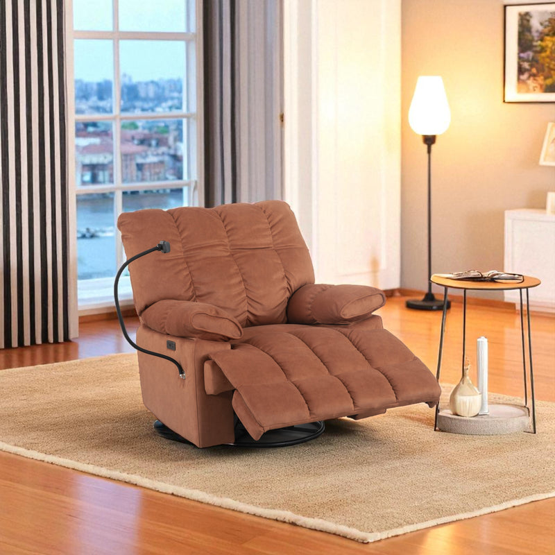 Kisa Electric Recliner Armchair, Fabric