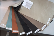 Klaus L-Shaped Sofa, Half Leather - Novena Furniture Singapore