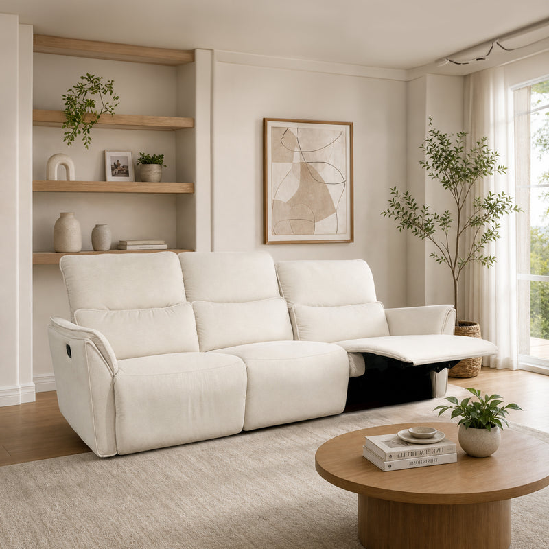 Laney 3 Seater Recliner Sofa, Fabric