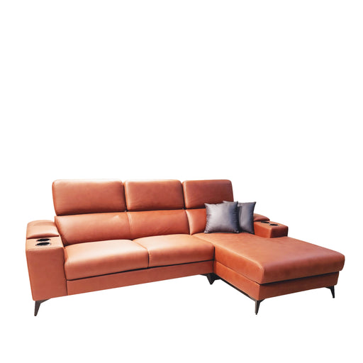 Leonardo L-Shaped Sofa, Premium Fabric - Novena Furniture Singapore