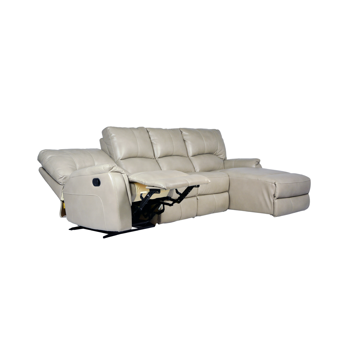 Liberty 3S LShaped Recliner Sofa, Leatheraire Novena Furniture Singapore
