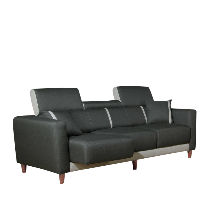 Lilian 3 Seater Sofa, Water Repellent Fabric - Novena Furniture Singapore