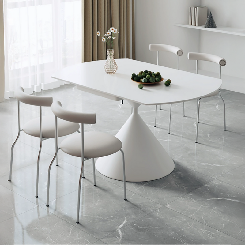Vogue Sintered Stone Functional Dining Table (Carbon Steel Black Sand Leg)
