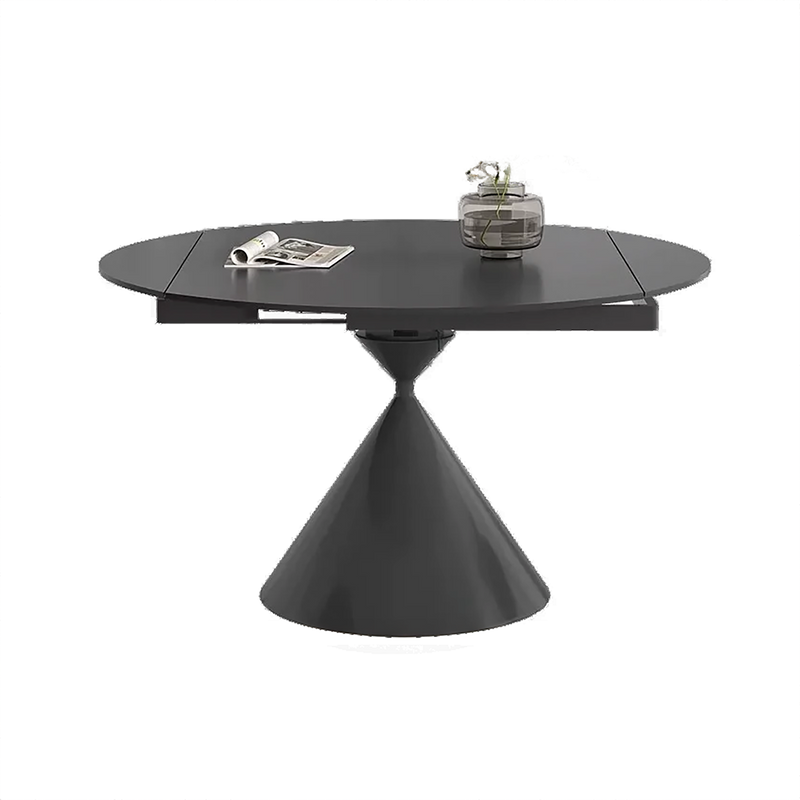 Vogue Sintered Stone Functional Dining Table (Carbon Steel Black Sand Leg)