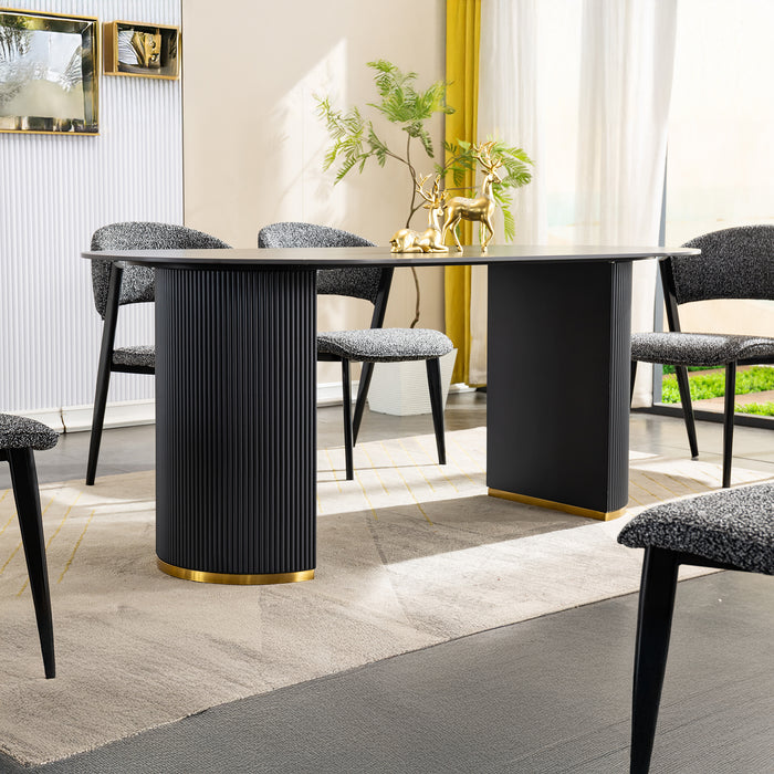 Sintered Stone Dining Table, ND689