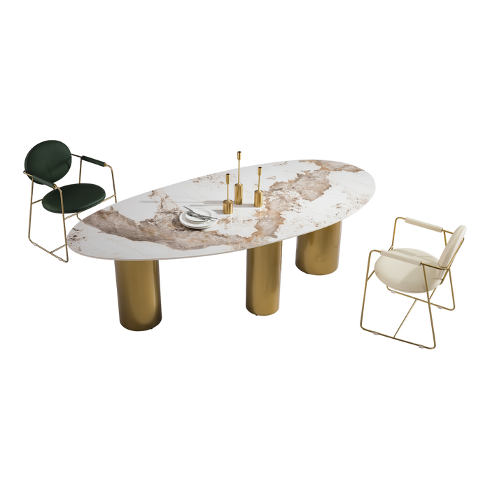 Sintered Stone Dining Table, ND696