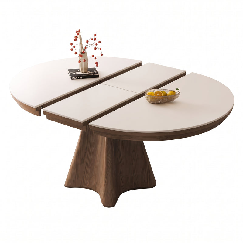 Karden Sintered Stone Extendable Dining Table (Wood Base)